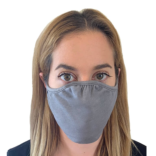 Eco-Friendly Face Mask - Dark Heather Gray